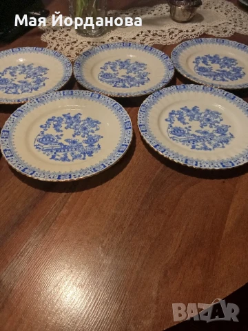 Чинии за предястие, фин костен порцелан  в японски стил диаметър 19 см., снимка 2 - Чинии - 51194908