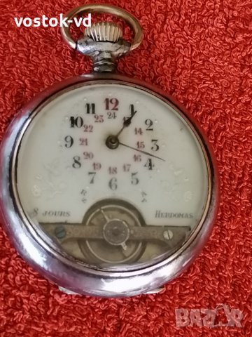 HEBDOMAS  - СЕДМИЧЕН  ДЖОБЕН  ЧАСОВНИК РАБОТЕЩ , снимка 12 - Антикварни и старинни предмети - 37476171