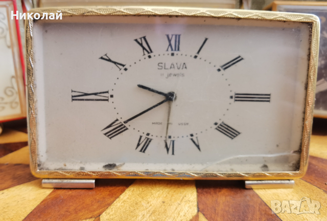Лот съветски настолни часовници будилник , снимка 4 - Антикварни и старинни предмети - 44878217