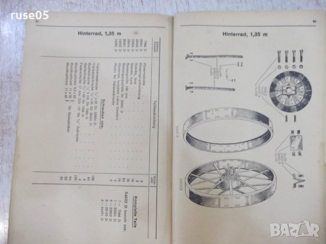 Книга"Bedienungsanleitung und Ersatzteilverzeichnis..."-120с, снимка 6 - Специализирана литература - 51712788