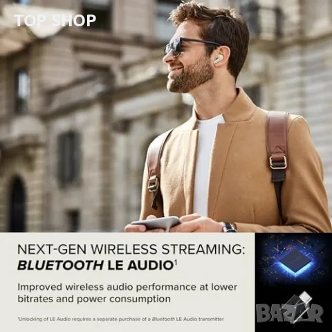Нови Bluetooth LE Audio Слушалки Zen Air Plus: 32ч Батерия, ENC Микрофони, снимка 8 - Bluetooth слушалки - 49444293