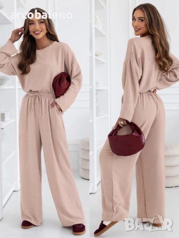 Дамски комплект от блуза и панталони на Shalina, 5цвята , снимка 5 - Комплекти - 52744152