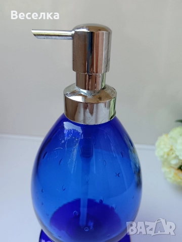 Луксозен италиански дозатор за течен сапун/веро, маркировка , снимка 3 - Кутии за съхранение - 52709516