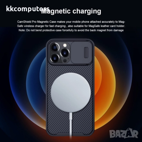 Apple iPhone 13 Pro Удароустойчив NILLKIN CamShield Калъф и Протектор, 35 лв,, снимка 11 - Калъфи, кейсове - 52818771
