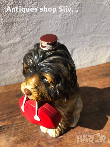 Колекционерска Испанска Бутилка от алкохол във формата на куче. №0223, снимка 7 - Колекции - 33221698