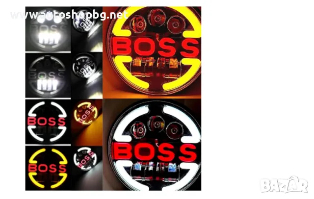 Универсални 7" ЛЕД Фарове, снимка 9 - Части - 47925804