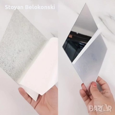 Огледални стикери за стена 32 броя – Лесен начин да преобразиш дома си с модерна елегантност, снимка 2 - Декорация за дома - 52850268