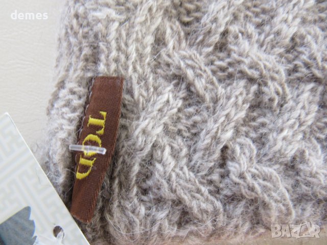 Прекрасна двулицива шапка , 100% органична вълна, Монголия, снимка 5 - Шапки - 43467336