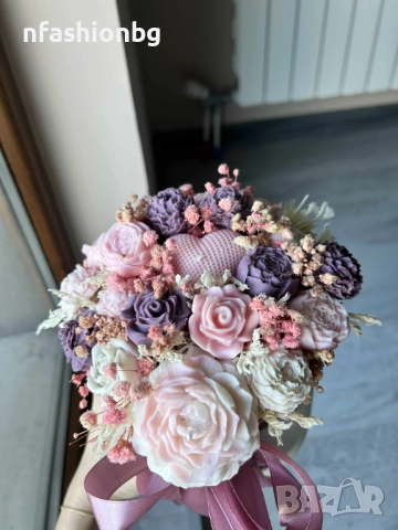 Букет от соеви свещи "Нежно дихание"