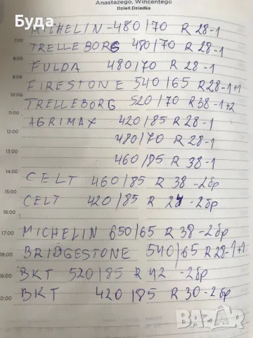 Гуми за трактори , телескопични товарачи и др машини, снимка 17 - Гуми и джанти - 49534849