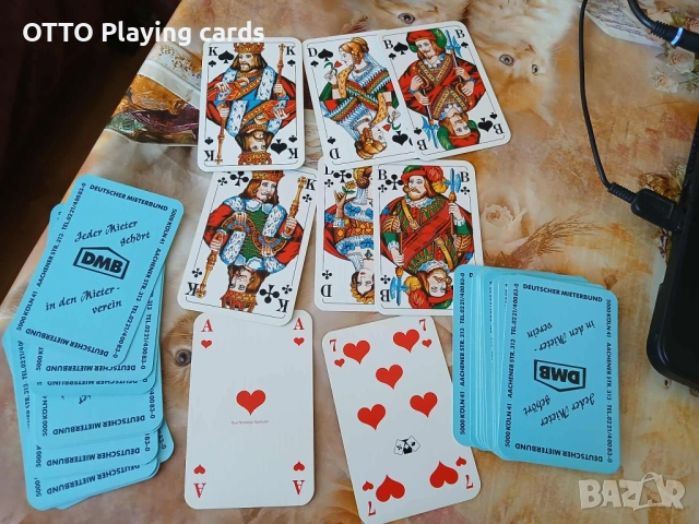 Стари карти за игра, оригинални немски, снимка 9 - Карти за игра - 50381520