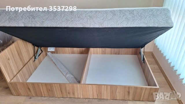 Легло с повдигащ се механизъм тип приста, снимка 2 - Спални и легла - 53089884