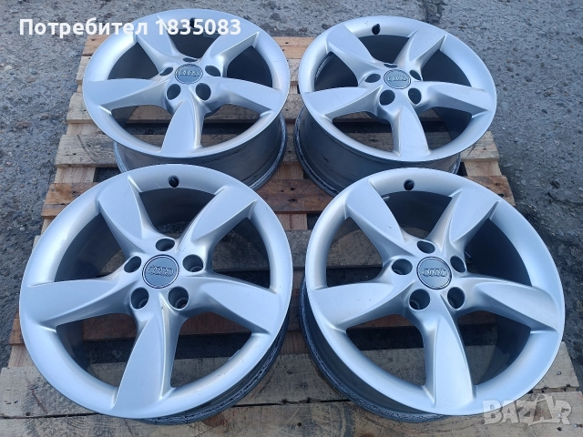 Лети джанти 17ки 5х112 Audi, снимка 3 - Гуми и джанти - 52591971
