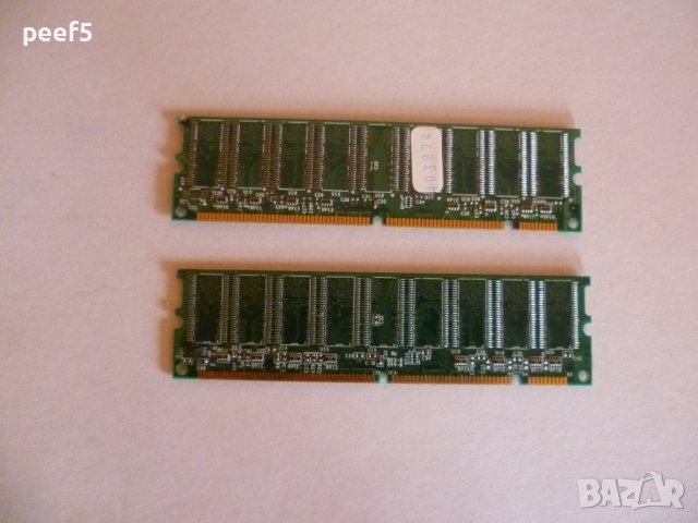 SD Ram 2x64 MB , снимка 2 - RAM памет - 40726430
