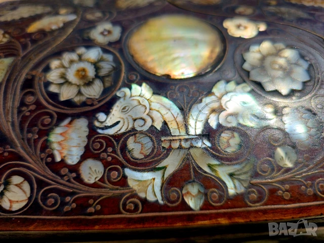 Много Рядка Кутия 17 век. Царска изработка Седев и месингова тел, снимка 3 - Антикварни и старинни предмети - 51357322