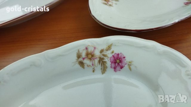 Стар български порцелан чинии, снимка 4 - Антикварни и старинни предмети - 33044888