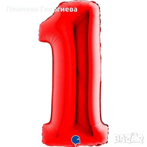 Фолиев балон в червено, снимка 2 - Други - 50786946