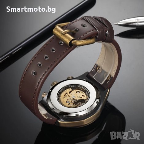 Ръчен часовник за мъже водоустойчив автоматичен механичен часовник, снимка 4 - Мъжки - 43186394