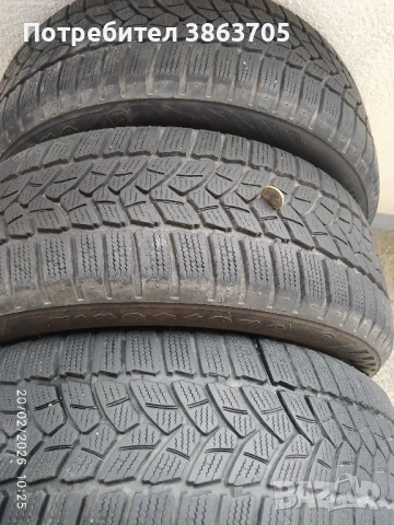 Продавам 3 бр. ЗИМНИ гуми 205/55R16 FIRESTONE WINTERHAWK 3, снимка 7 - Гуми и джанти - 53558899