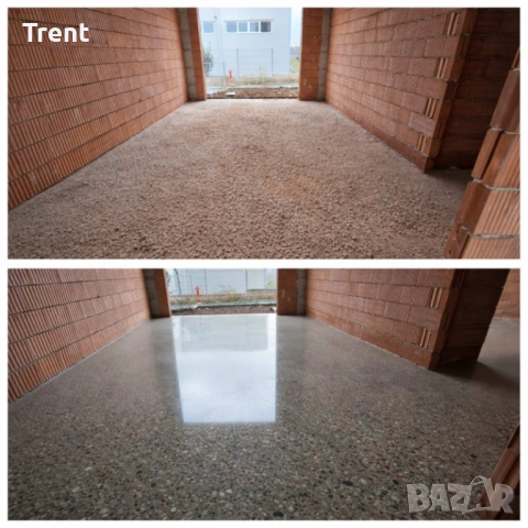 саморазливна замазка, течна, циментова, гипсова Калциево сулфатна замазка подово диамантено шлайфане, снимка 2 - Други ремонти - 49571706