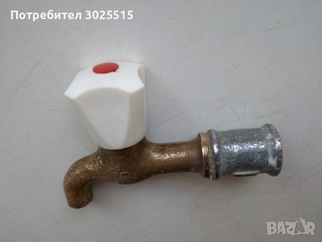 Стар спирателен кран 1/2", снимка 2 - Други - 43671527