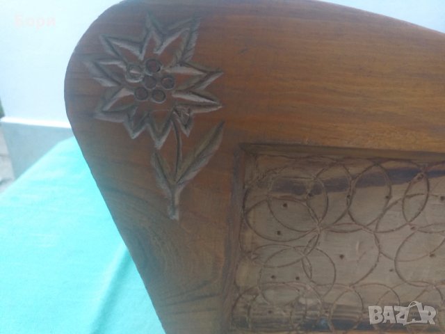 Стара дървена рамка за снимки, снимка 3 - Картини - 33342727