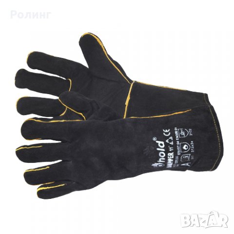 РАБОТНИ РЪКАВИЦИ ТЕЛЕЖКА КОЖА ЗА ЗАВАРЧИЦИ