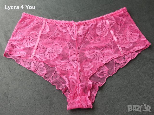 Units XL нов розов дамски дантелен боксер