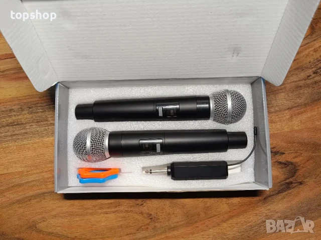 НОВИ Безжичени микрофони, UHF, USB type C, 50 часа батерия, снимка 3 - Микрофони - 50501852