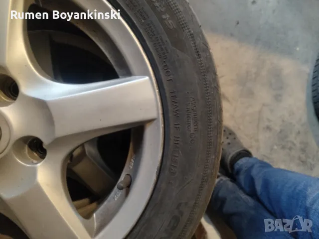 Джанти Enzo с Гуми General/ Hankook 15 Mitsubishi Space Star 2001, снимка 7 - Гуми и джанти - 49608141