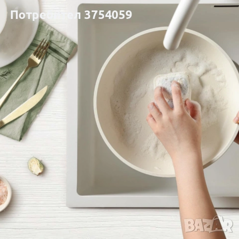 Комплект съдове Goldmann GM-1005 – 5 части с подвижна дръжка, мраморно покритие и индукция, снимка 7 - Съдове за готвене - 53076025