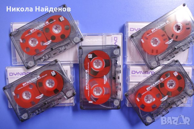 Аудио касети Reel to Reel ЧИСТО НОВИ Dynamic-x Червени