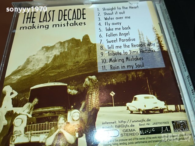 THE LAST DECADE ORIGINAL CD 2903231656, снимка 9 - CD дискове - 40182584