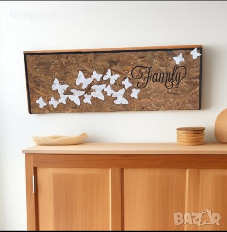 Картина пано за стена с пеперуди, снимка 4 - Картини - 41660402