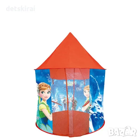 Палатка Снежни принцеси + 50бр топки за игра