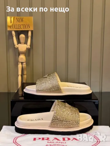 Prada Дамски Чехли Прада Код E316, снимка 3 - Чехли - 50416747