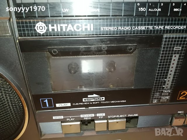 HITACHI TRK-W55E 2509221139, снимка 8 - Радиокасетофони, транзистори - 38110097