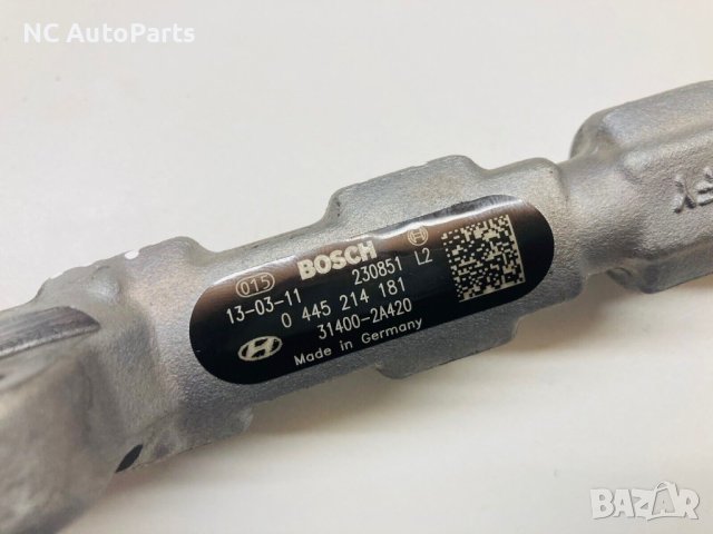 Горивна рейка за КИА KIA SPORTAGE 1.7 CRDi D4FD 116 коня 0445214181 31400-2A420 0281002863 2013, снимка 2 - Части - 43940081