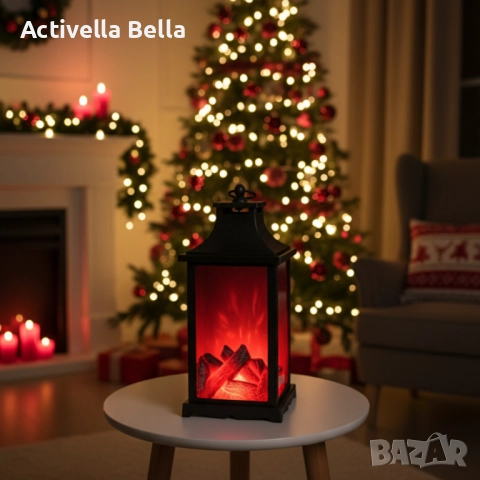 LED декоративен фенер с ефект на жив пламък, снимка 3 - Декорация за дома - 52590448