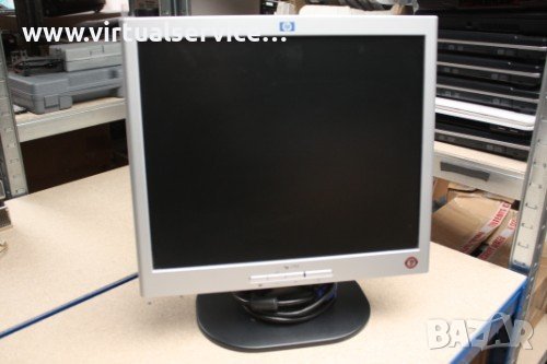 LCD 17" Mонитори HP1702 перфектни (безплатна доставка)(6м. гаранция) - 15лв, снимка 1 - Монитори - 39247465