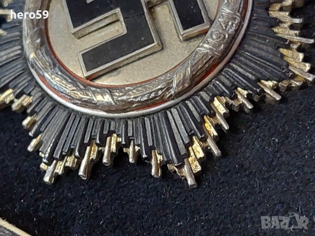 WW2 Орден на немски кръст,сребърен за военна заслуга(Deutsches Kreuz in Silber)орден,медал, снимка 6 - Колекции - 38054744