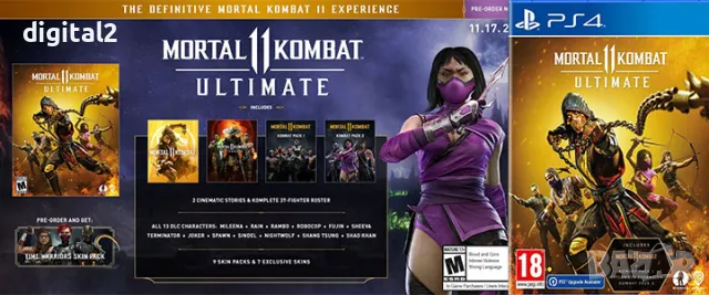 Mortal Kombat 11 Ultimate Edition Игра, Playstation ,PS4 , PS5 , нова, снимка 4 - Игри за PlayStation - 48320979