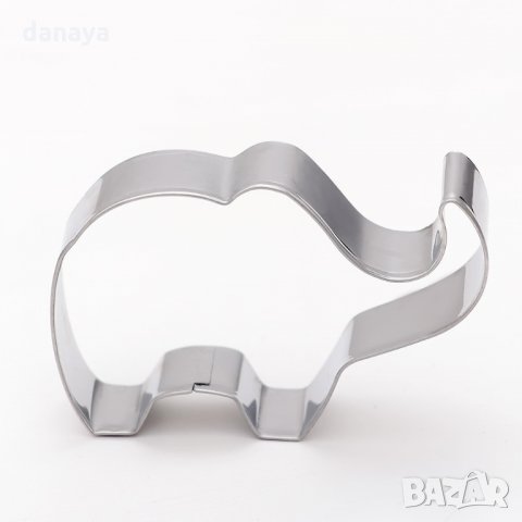 2213 Комплект метални резци за сладки Жираф, Слон, Зек, Морков, снимка 3 - Форми - 33173344