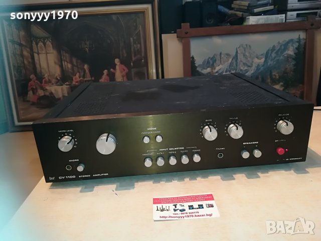 dual cv1100 amplifier-w.germany 0604211646, снимка 8 - Ресийвъри, усилватели, смесителни пултове - 32448971