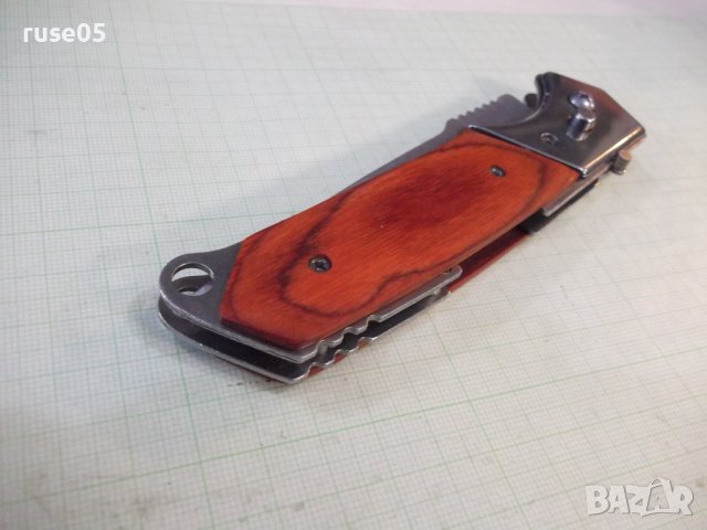 Нож полуавтоматичен сгъваем, снимка 16 - Ножове - 43687892