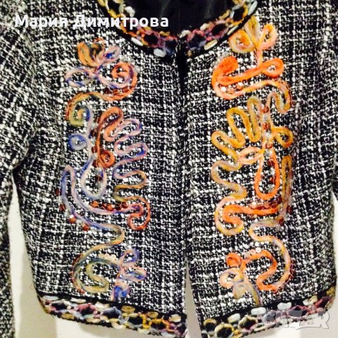 Бутиково Сако- блейзер SOGGO Paris, снимка 3 - Сака - 39306353