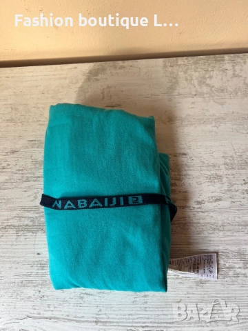 Тюркоазена хавлия от Декатлон с бързо съхнещ ефект 💙💙💙