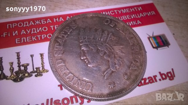 dollar 1851 ретро колекция-с индианец, снимка 6 - Колекции - 27489615