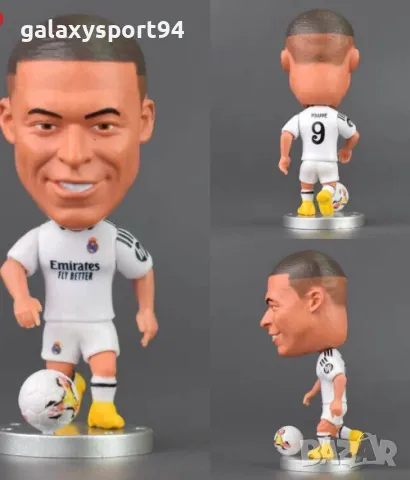 Фигурка с  ключодържател Меси Роналдо Мбапе Холанд, снимка 3 - Футбол - 48791531