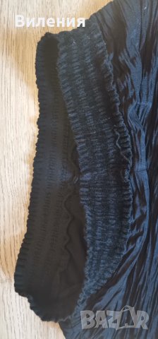 Елегантна черна пола С/М размер , снимка 5 - Поли - 36876971